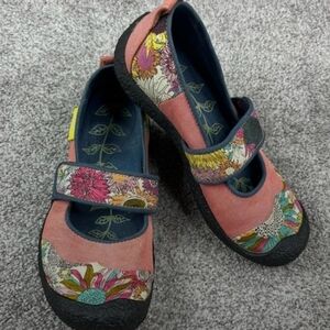 Keen Floral Pink Mary Jane Shoes